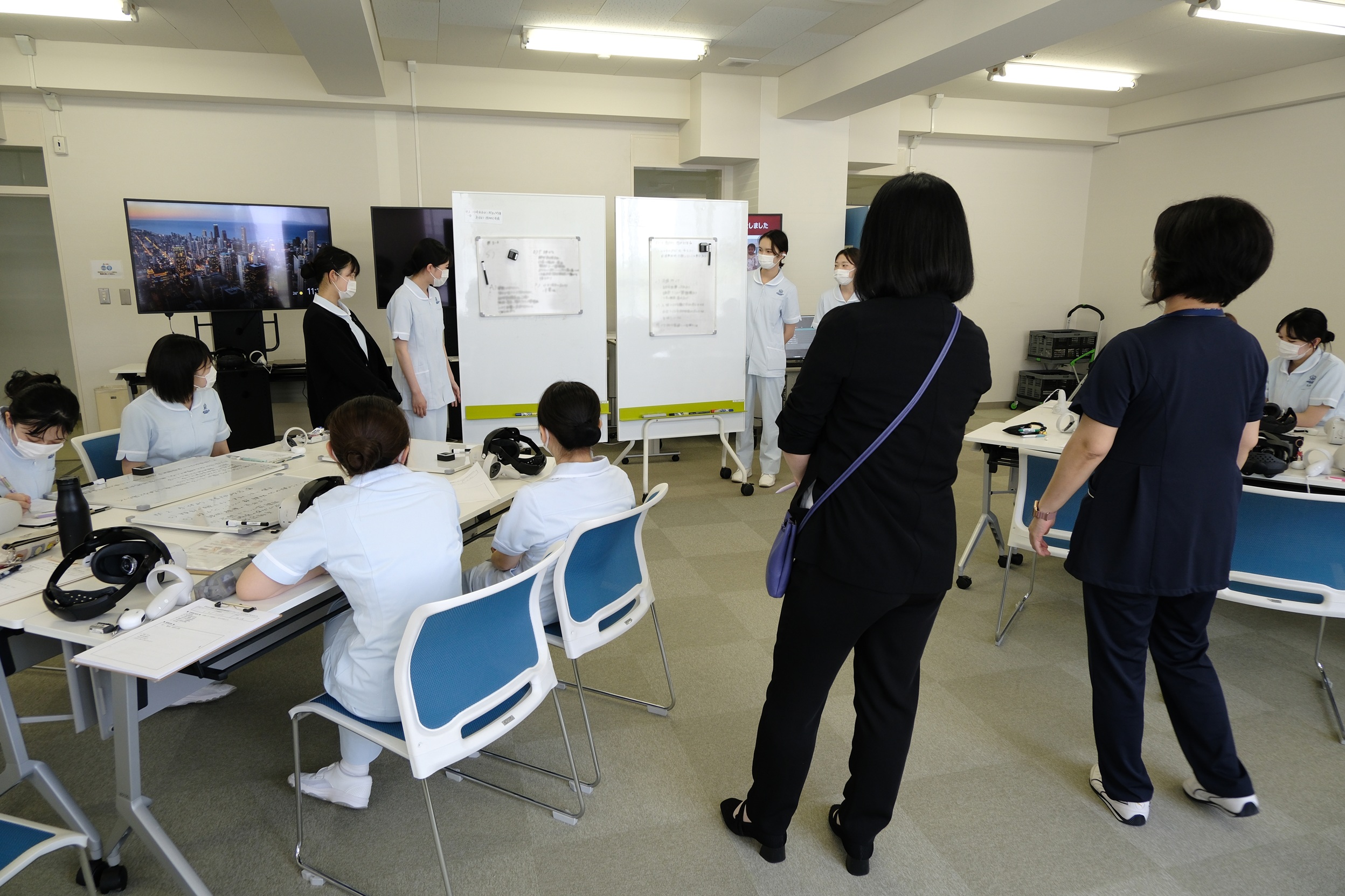 看護学生のプレゼンテーション